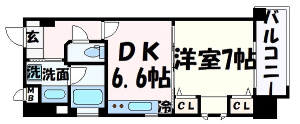 元町駅 徒歩5分 5階の物件間取画像